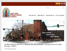 Tablet Screenshot of lakeviewpresbyterian.org